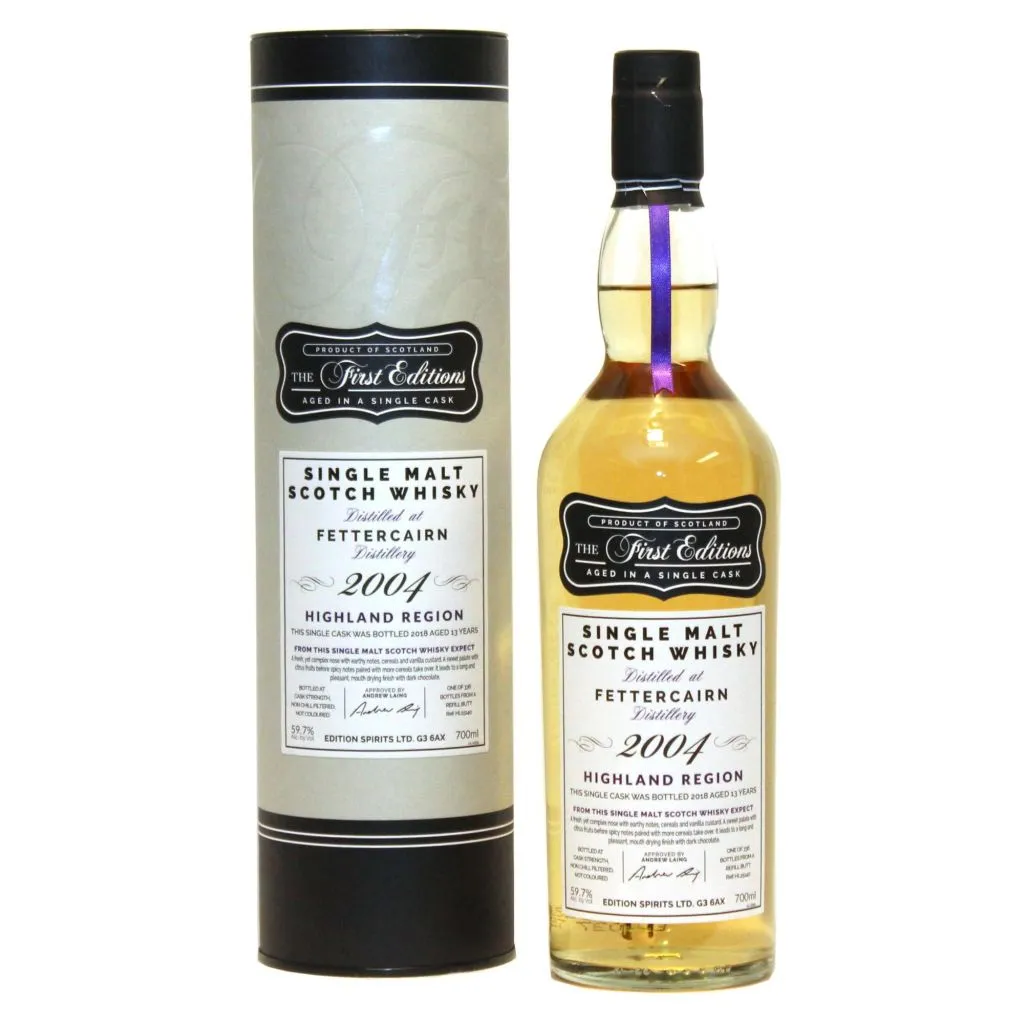 Fettercairn 13 Year Old 59,7% 70 cl – Highland single malt whisky flaske hos Havnens Vin