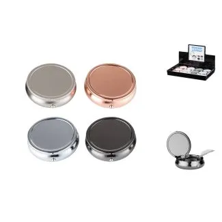 Sort „Angelo“ taske med rundt lommeskebæger