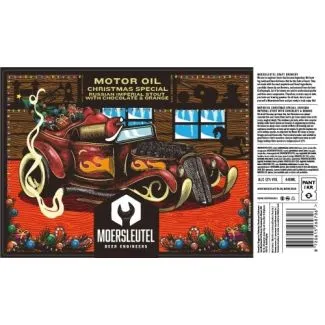 Moersleutel Motor Oil Santa's Fuel 12% 2025, 44 cl