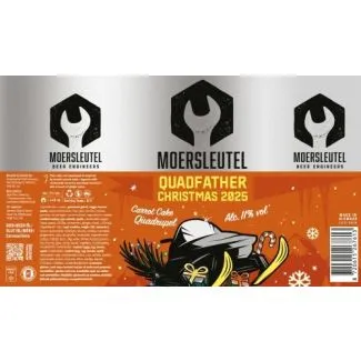 Moersleutel Quadfather Christmas 2025 11% 44cl