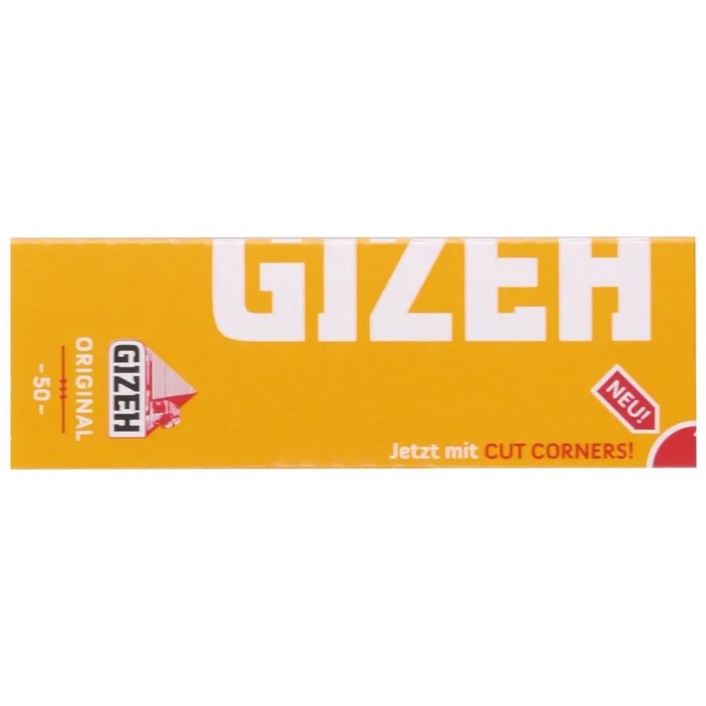GIZEH Gul 50 stk. cigaretpapir