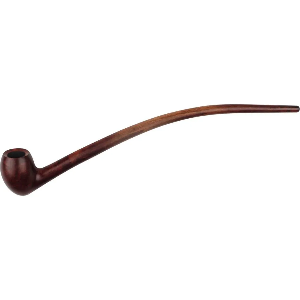 Vauen Auenland Eron glatt briar pibe med langt bøgetræ-stempel og akryl mundstykke.