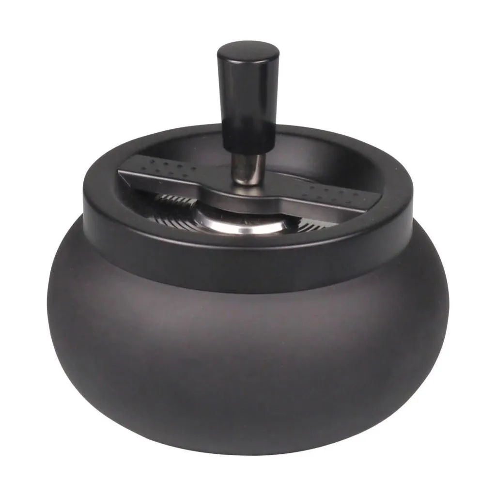 Slyngaskebæger mat sort 13cm