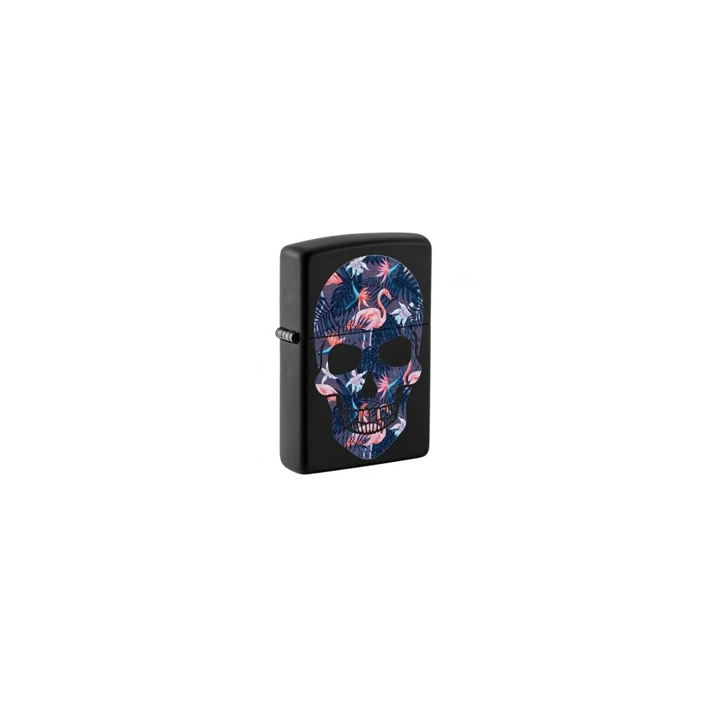 Zippo Flamingo Skull Design