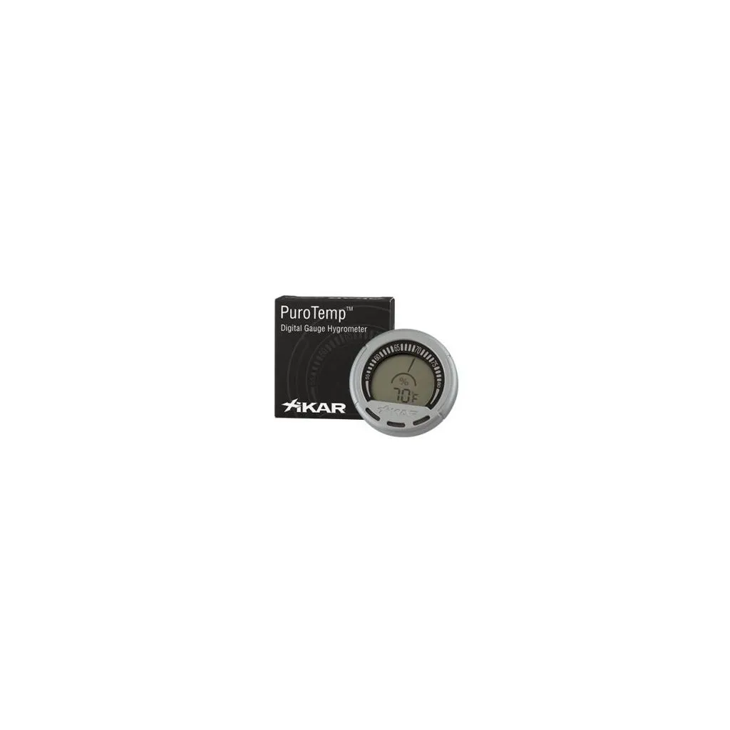 Xikar Digital Gauge Hygrometer - Silver
