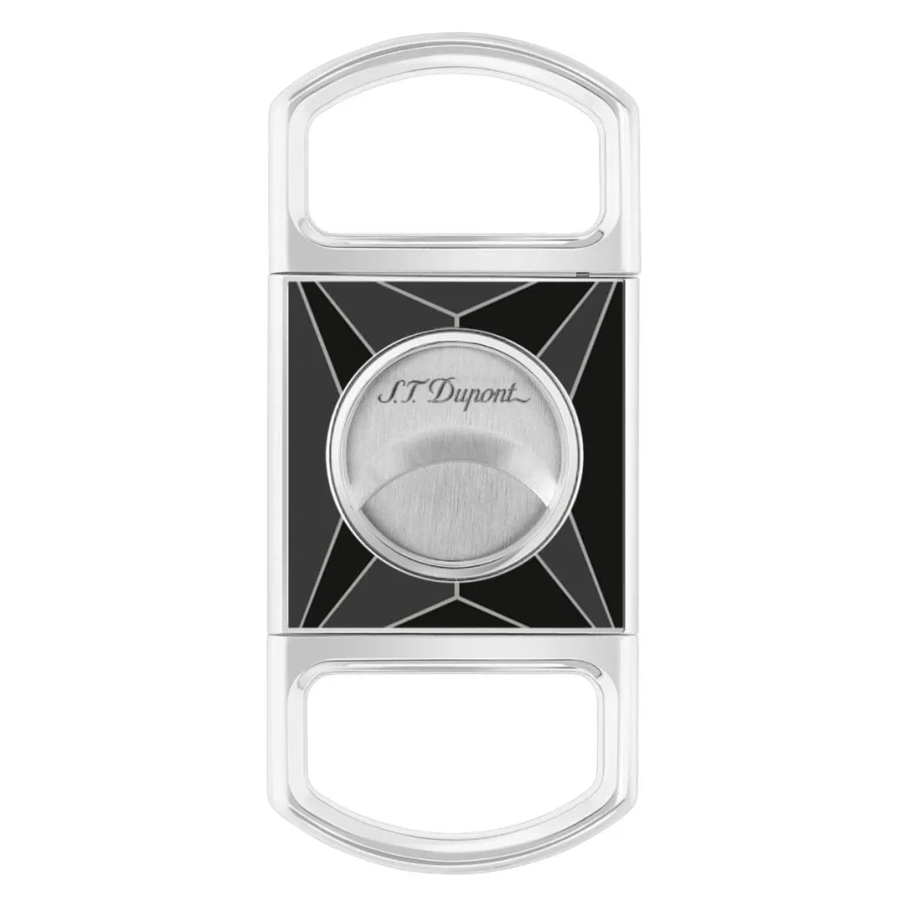 S.T. Dupont Fire X cigarklipper 003370 – sort lak & krom finish