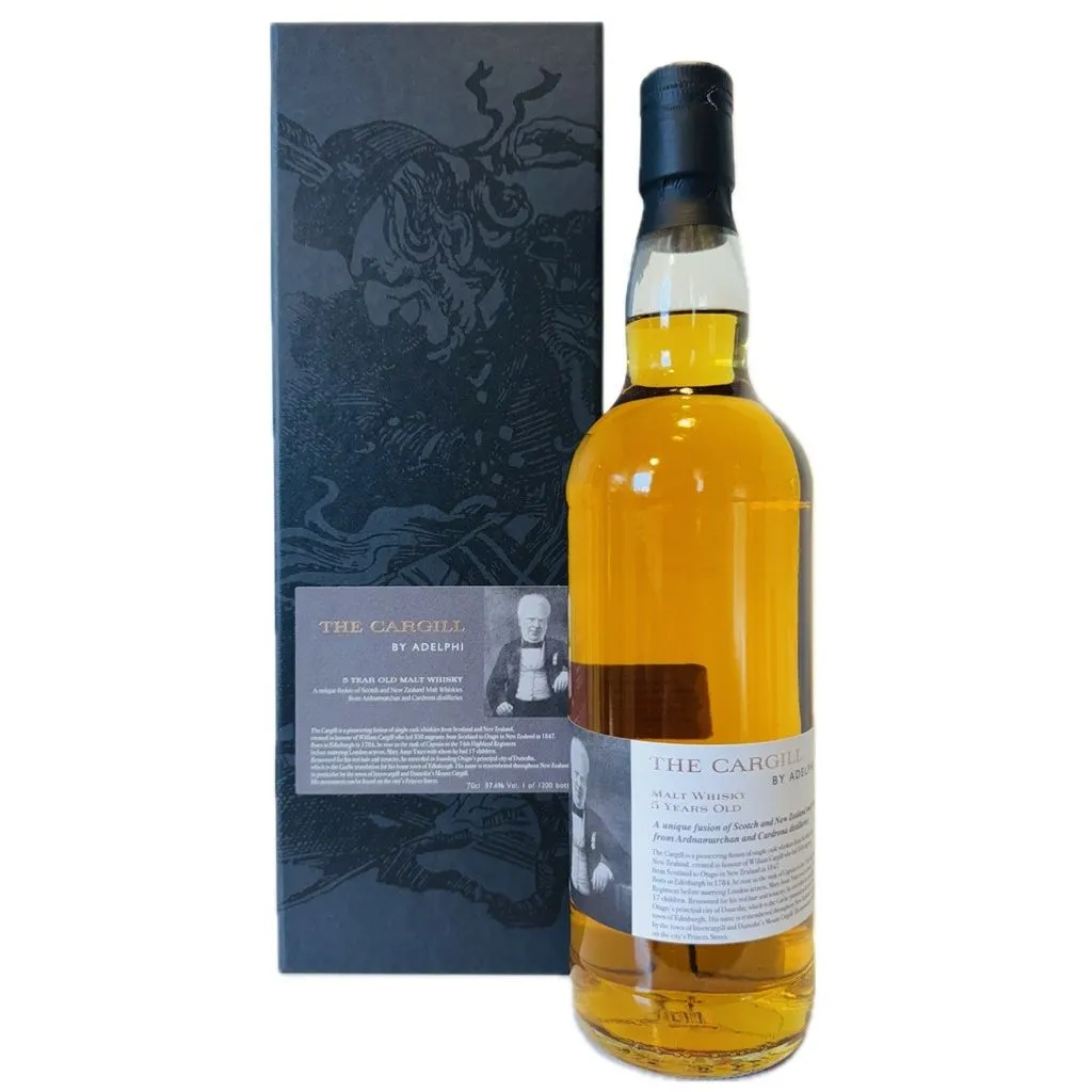 The Cargill 5 Year Old Adelphi 57,4% 70 cl – flaske hos Havnens Vin