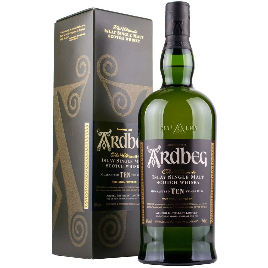Ardbeg 10 Year Old 46% 70 cl – flaske hos Havnens Vin