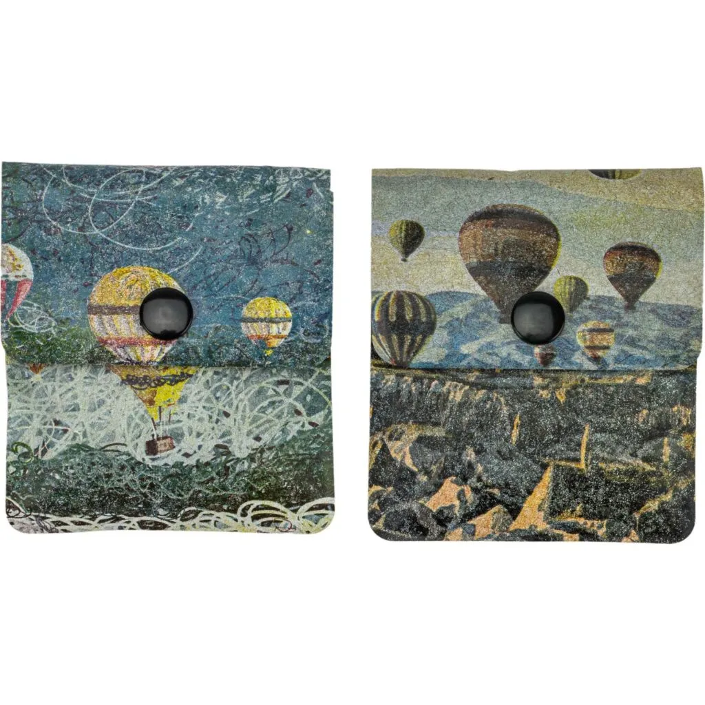 Lommeaskebæger m. trykknap 