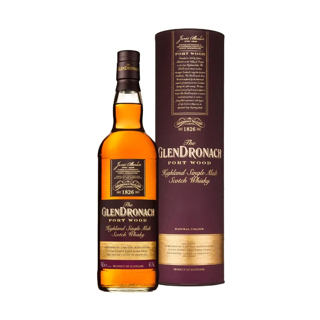 The GlenDronach Port Wood 46% 70 cl – flaske hos Havnens Vin