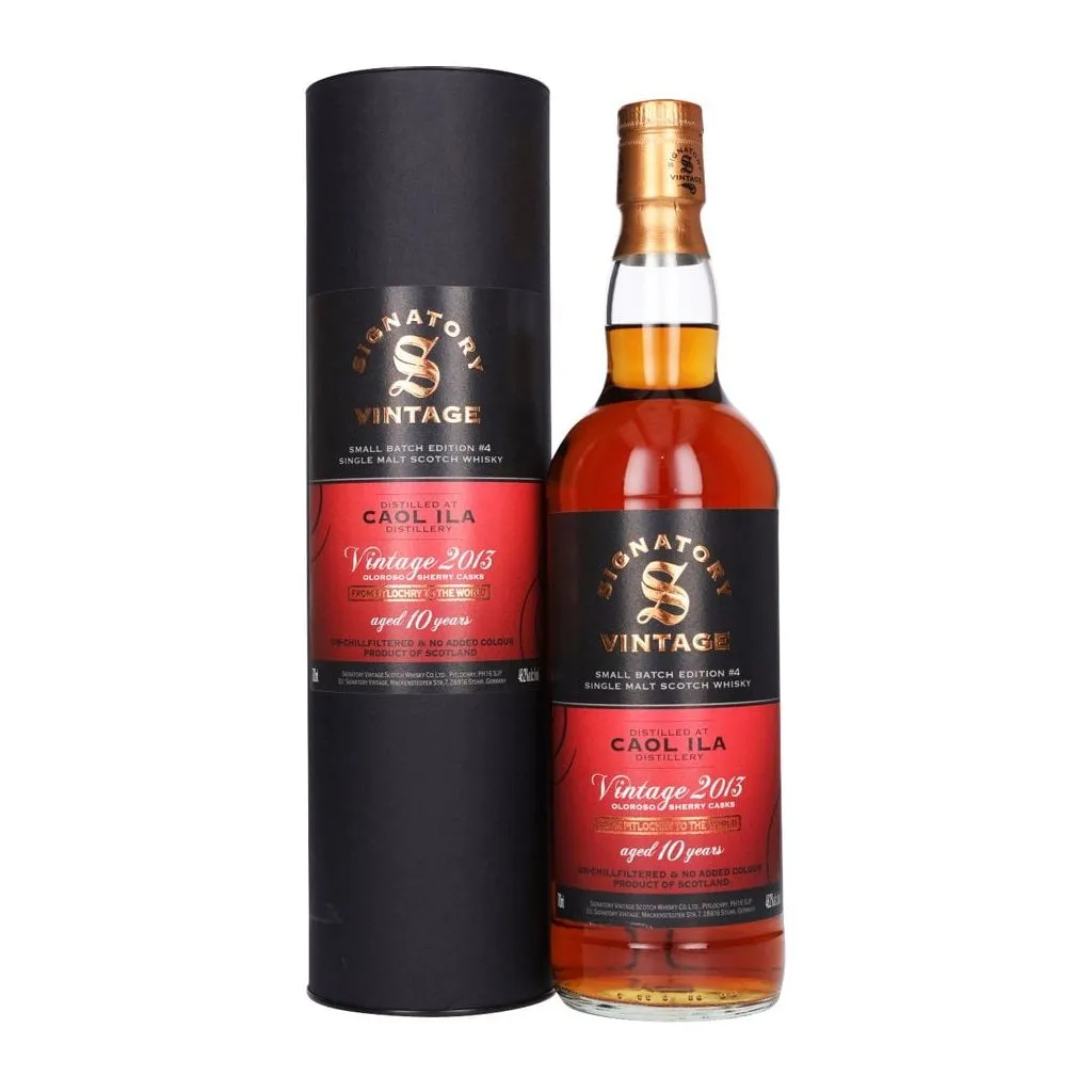 Signatory Vintage Small Batch 4 Caol Ila 2013 10 Y.O. 48,2% 70 cl – flaske hos Havnens Vin