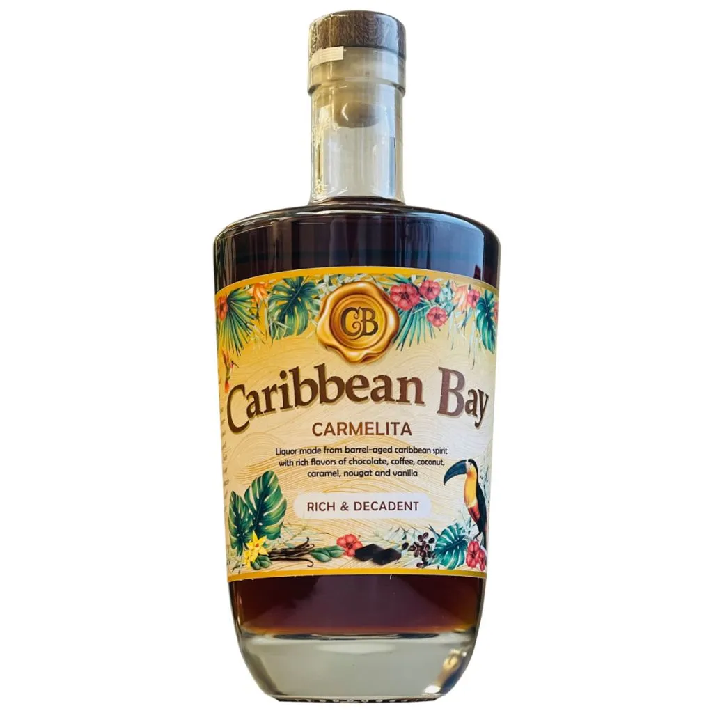 Caribbean Bay Carmelita Rich & Decadent – flaske med rom-baseret likør i gylden karamel

Alternative alt-tekster:

Caribbean Bay Carmelita Rich & Decadent 35% 70 cl – rom-likør med dyb karamelprofil

Caribbean Bay likør – rig og dekadent smag med va