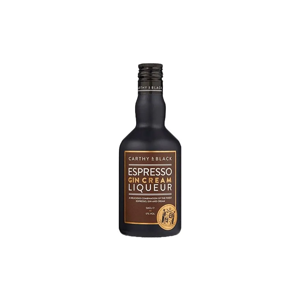 Carthy & Black, Espresso Gin Cream Liqueur, 17% 50 cl.
