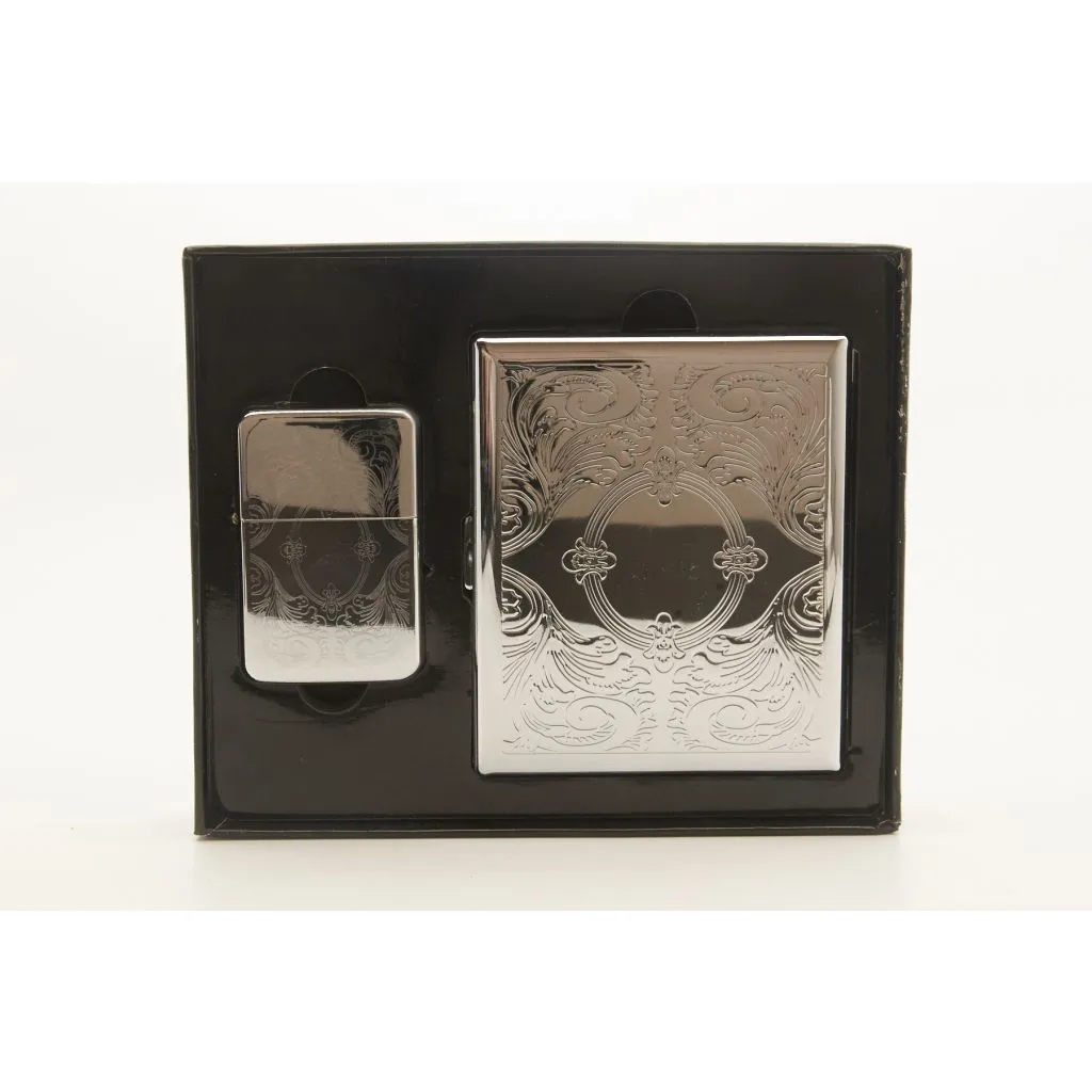 Tristar Cigaretetui m. Benzinlighter i Gaveæske