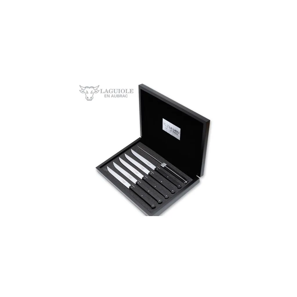 Laguiole En Aubrac - Steakknive Cubique/stainless Steel - 6 stk