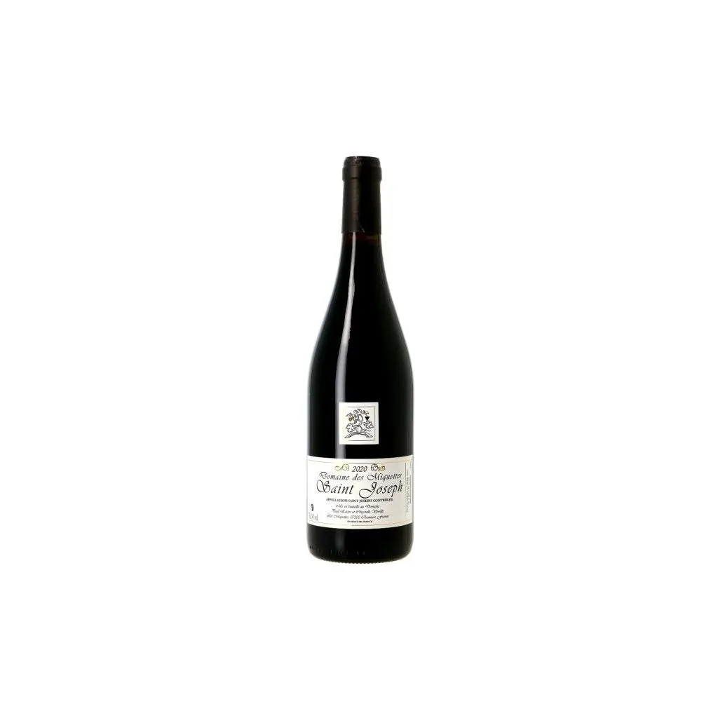 Domaine des Miquettes Saint-Joseph Rouge – rød Rhône-vin i klassisk flaske
