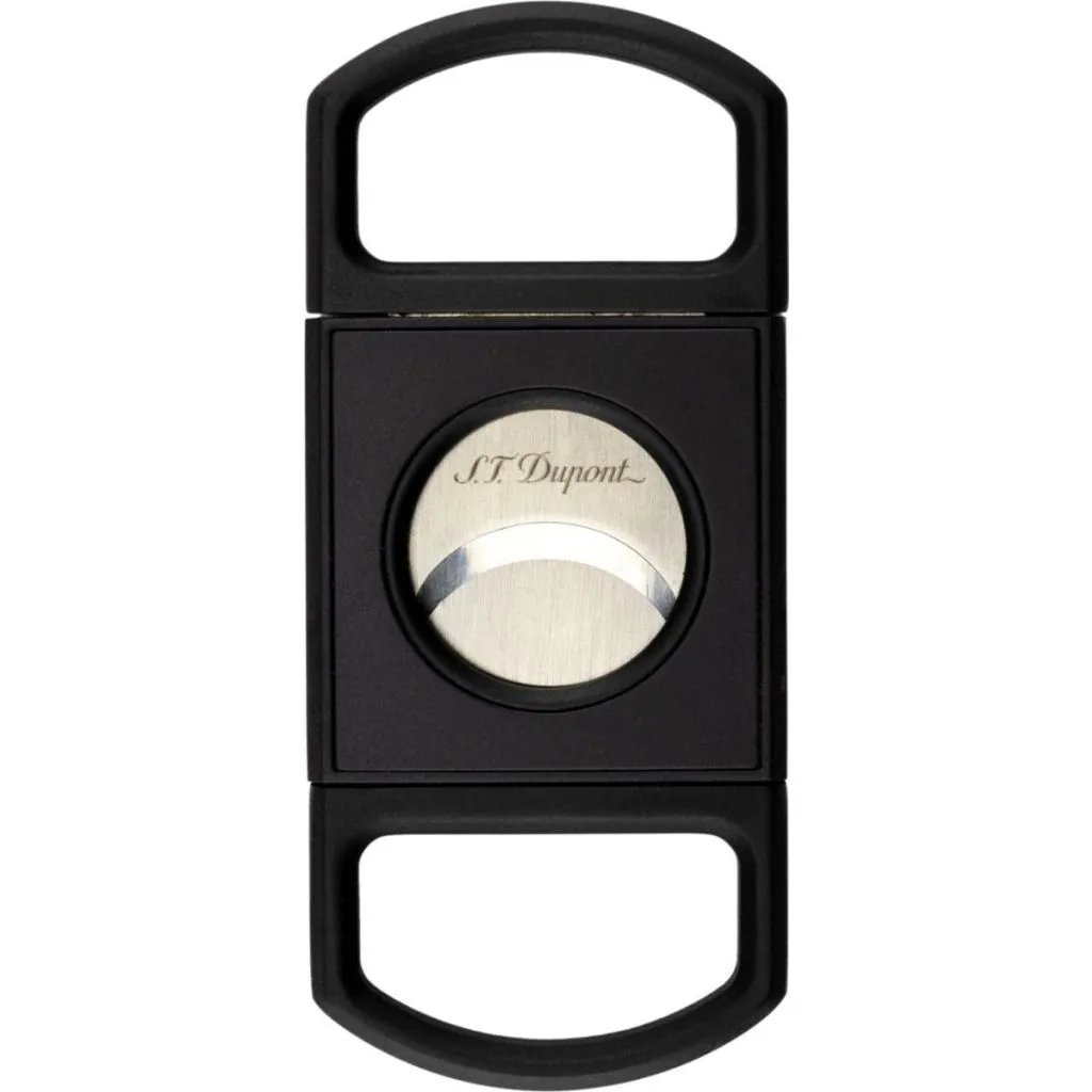 S.T. Dupont Cigar Cutter Matte Black – premium dobbelblad cigarklipper i matt sort finish