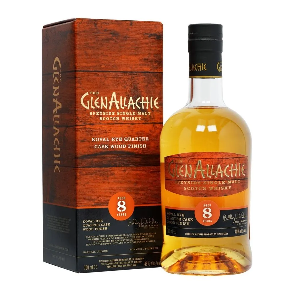 GlenAllachie 8 År Koval Rye Quarter Cask 48% 70 cl – Speyside single malt finish på rye quarter casks

Alternative alt-tekster:

GlenAllachie 8yo Koval Rye Quarter Cask 48% 70cl flaske

Speyside single malt GlenAllachie 8 years Koval Rye finish

G