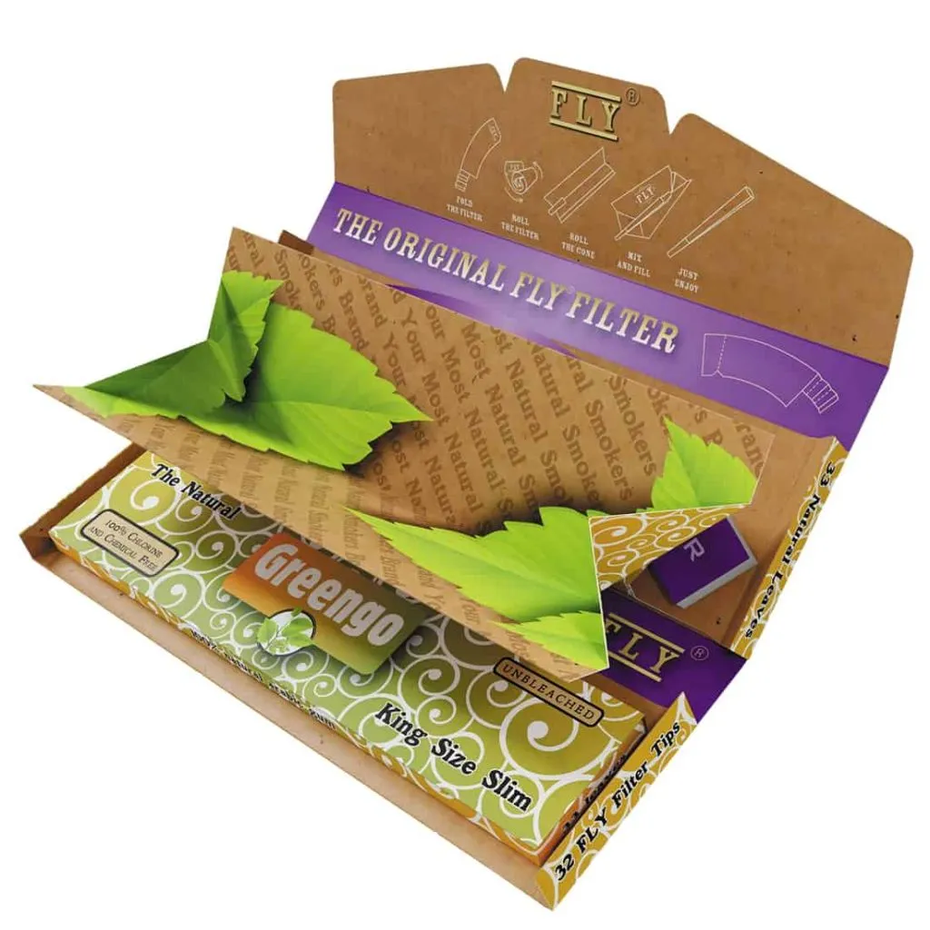 Greengo – Tray Set m/ Purple Filtertips