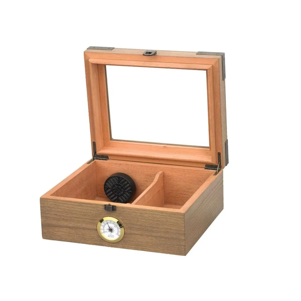 Newport Glasstop Cigar Humidor