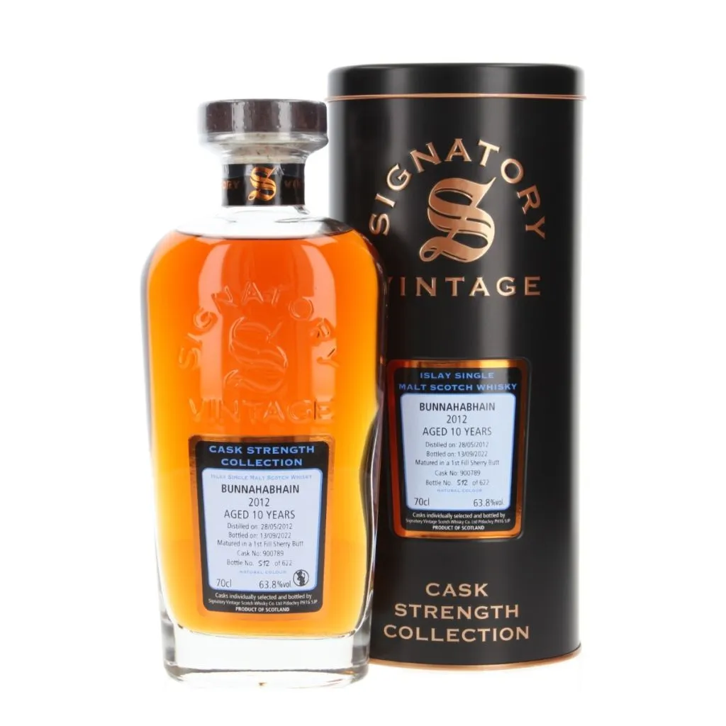 Signatory Vintage Bunnahabhain 2012 10 Y.O. 63,8% 70 cl – flaske hos Havnens Vin