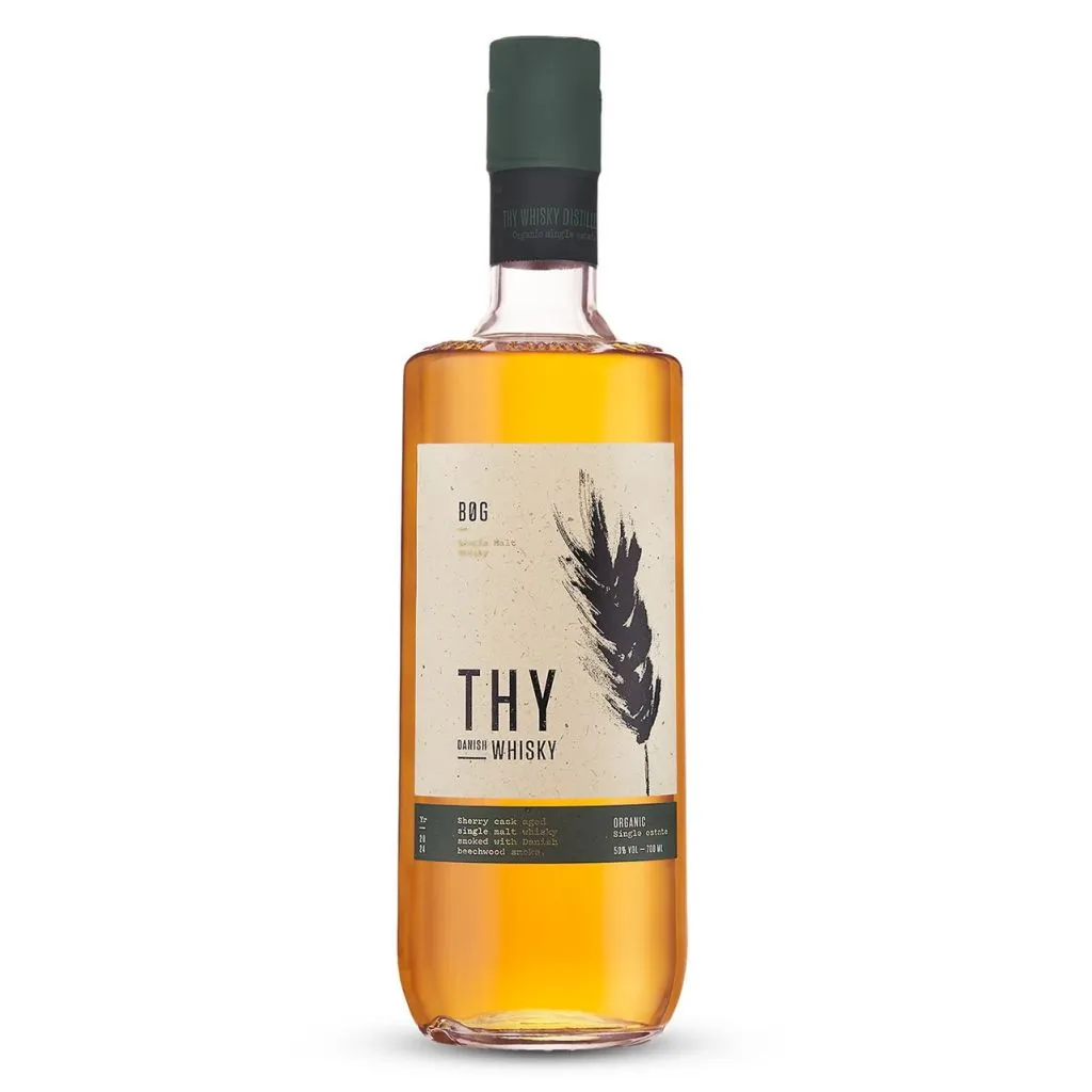 Thy Whisky Bøg Økologisk Single Malt 50% 70 cl – flaske hos Havnens Vin