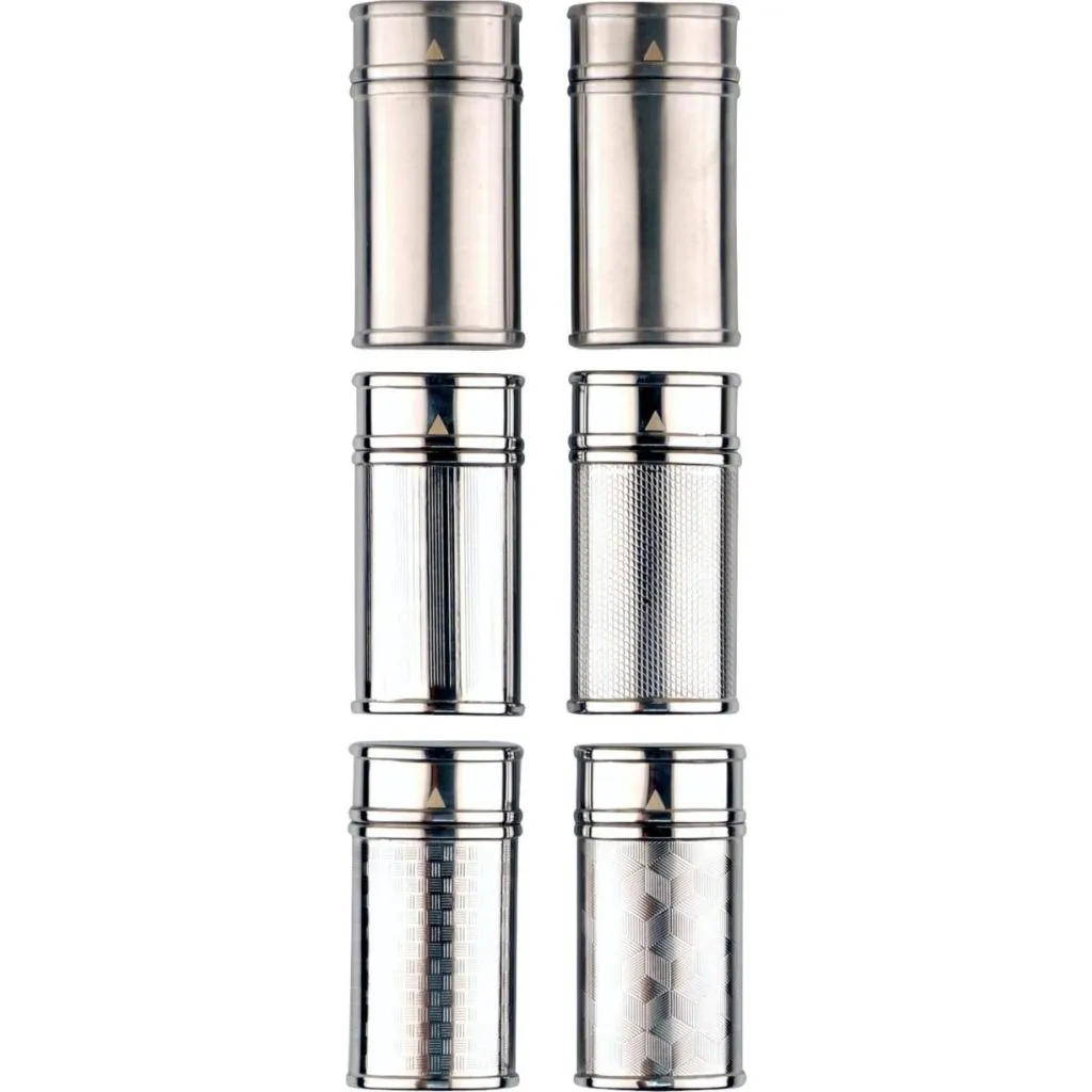 Passatore lommeansker i krom med skydelåg – askebæger med skubbemekanisme