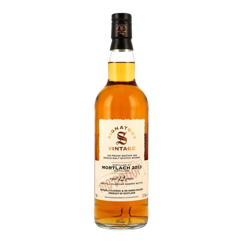 Signatory Vintage 100 Proof Edition #60 Mortlach 2013 12 Years 57,1% 70 cl single malt whisky – flaske fra Havnens Vin