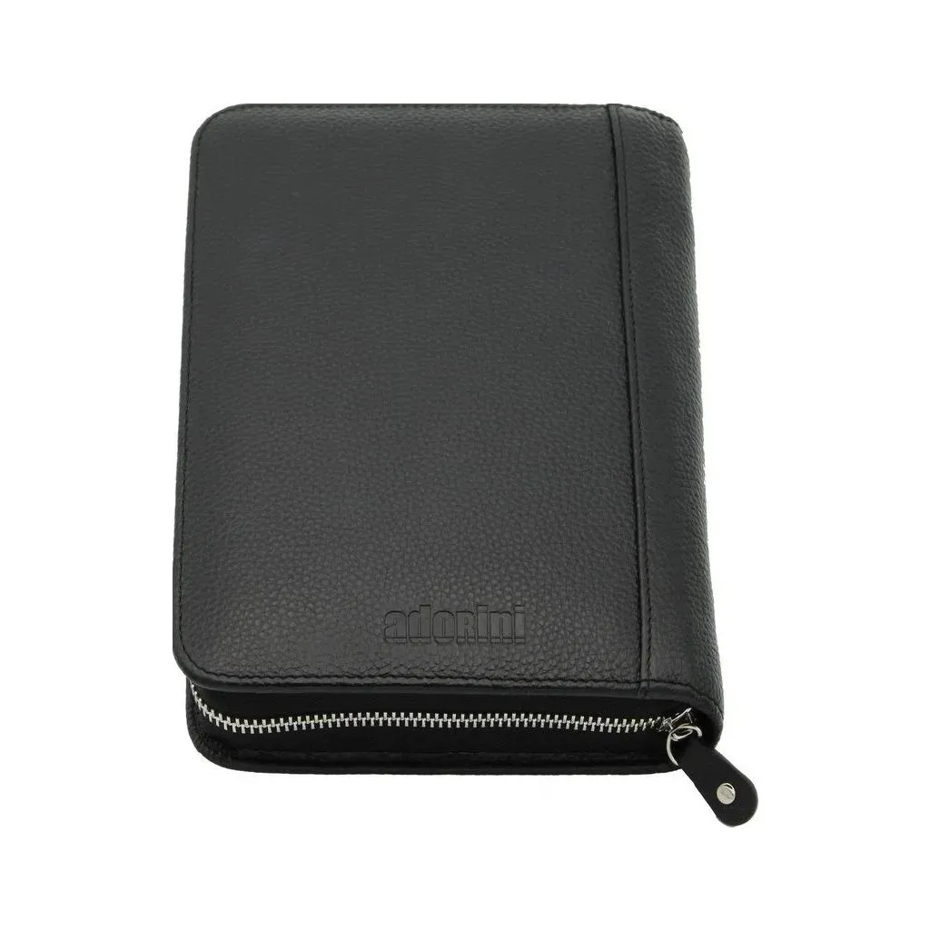 Adorini Cigar Bag Real Leather Black Stitching