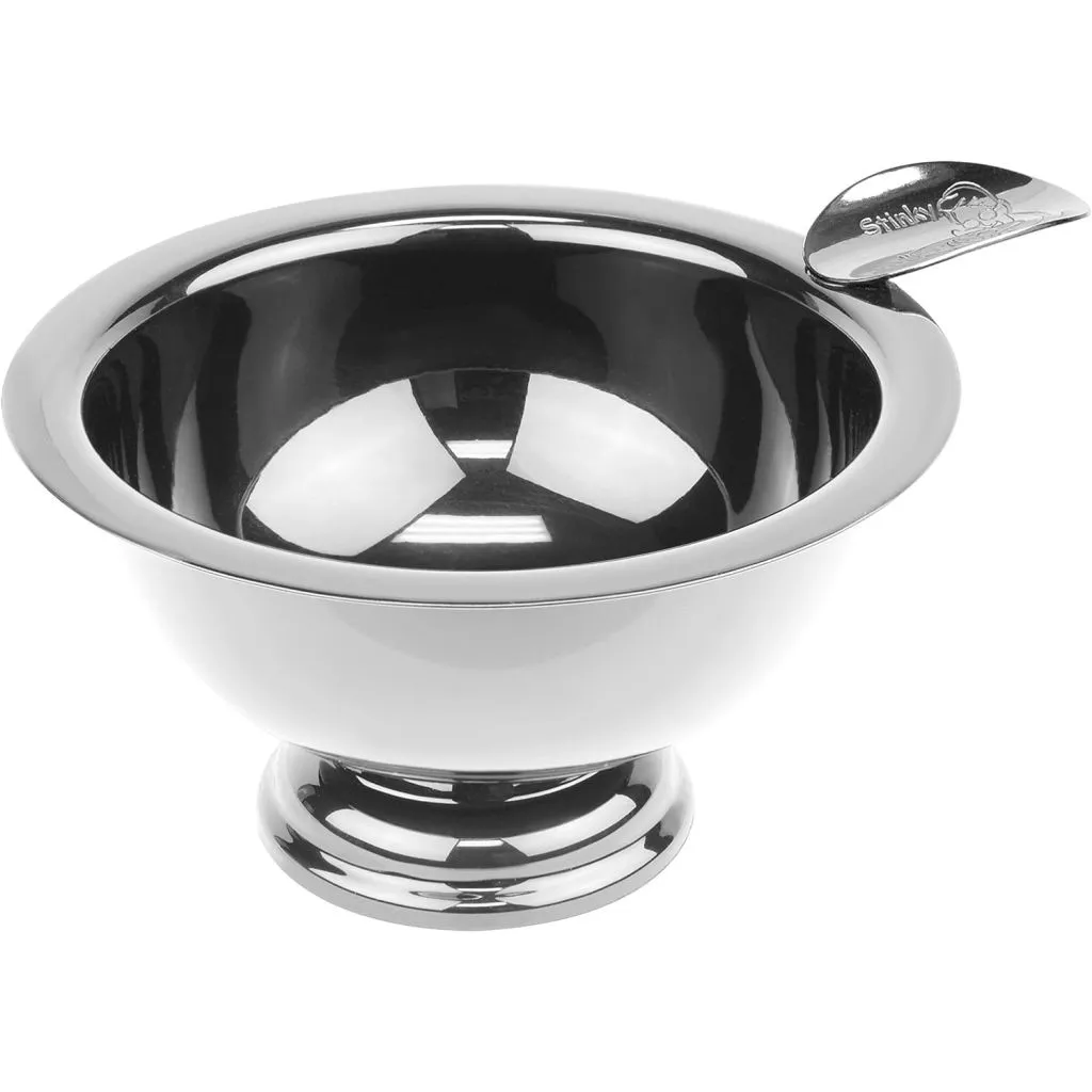 Stinky Personal Ashtray – kompakt rustfrit stål askebæger til 3 cigarer