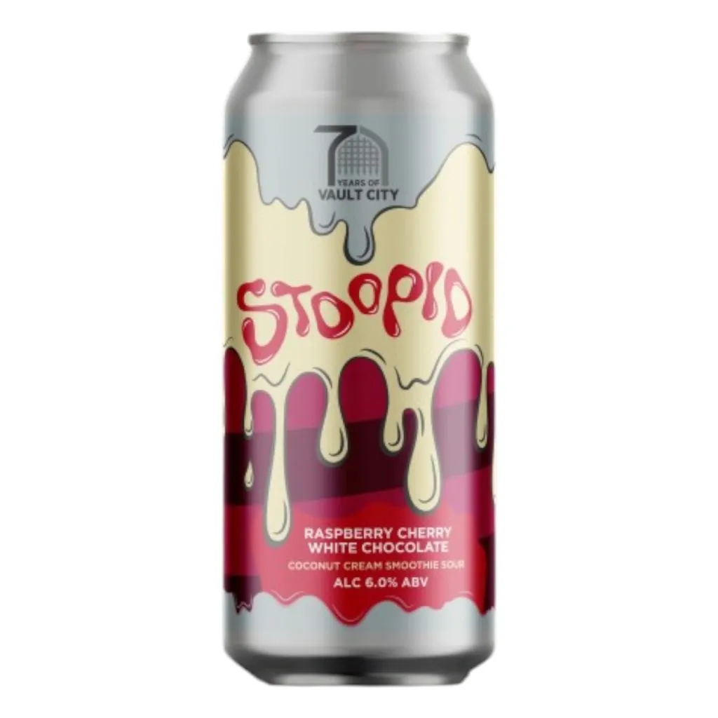 Vault City Stoopid White Chocolate Raspberry Cherry 6% 44cl 