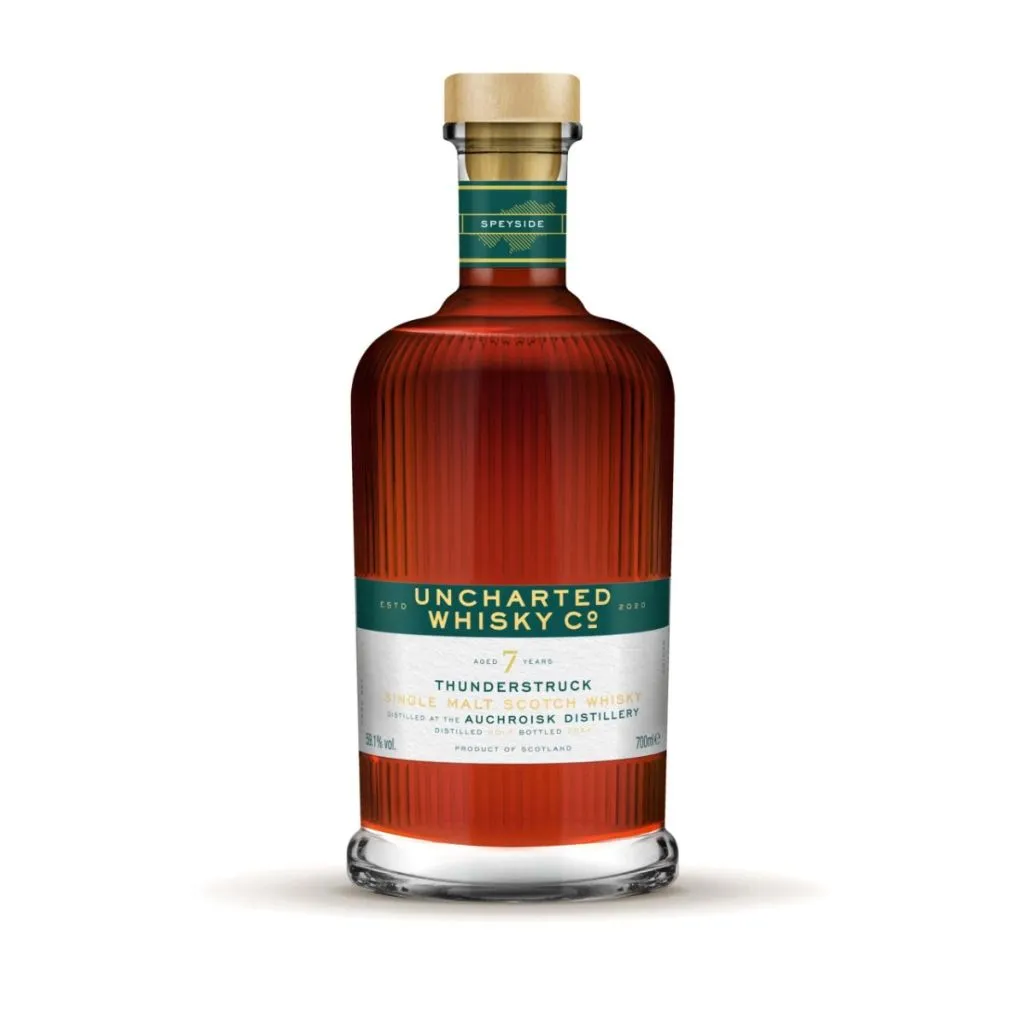 Uncharted Whisky Co Auchroisk Thunderstruck 7 Y.O. 59,1% 70 cl – flaske hos Havnens Vin
