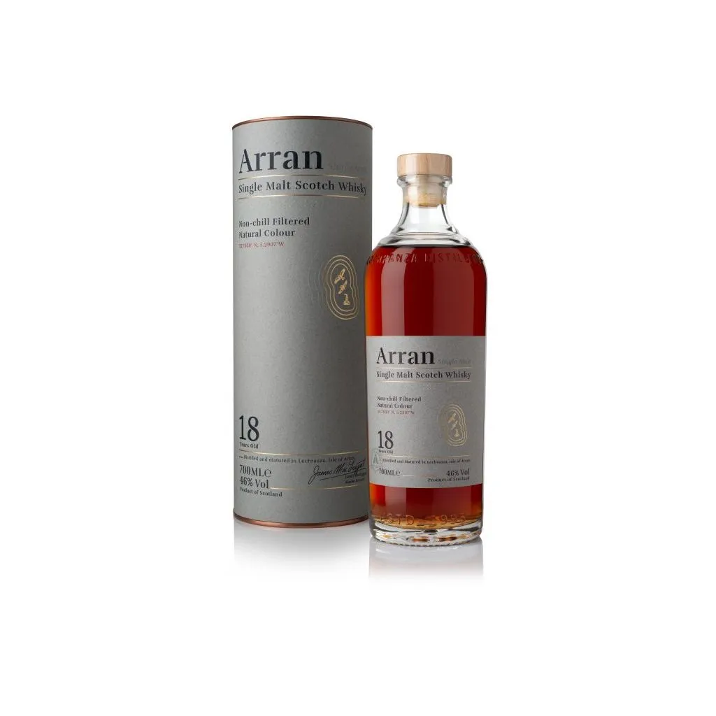 The Arran Malt 18 Years 46% 70 cl – skotsk single malt whisky fra Isle of Arran