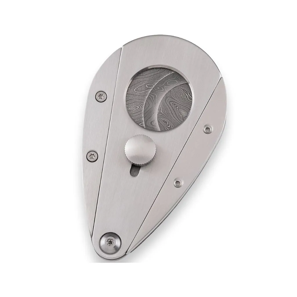 XIKAR Xi3 Damaskus Cigar Cutter – limited edition, rustfri krop med håndsmedede damaskus blade