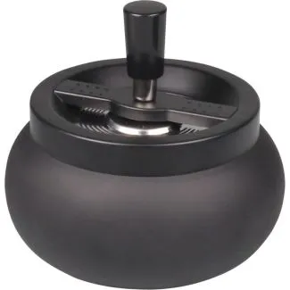 Slyngaskebæger mat sort 13cm