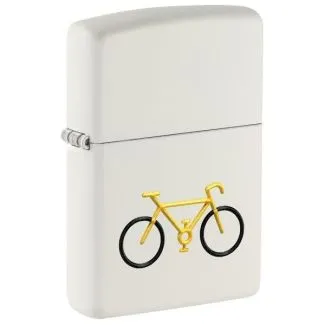 Zippo Bicyckle lighter med metalhus. motiv i 3D-tekstur