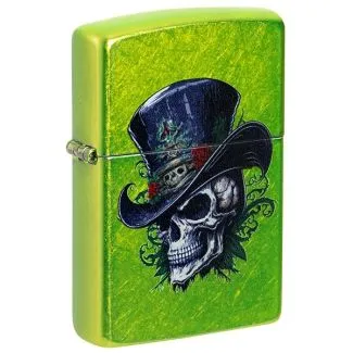 Zippo Top Hat Skull