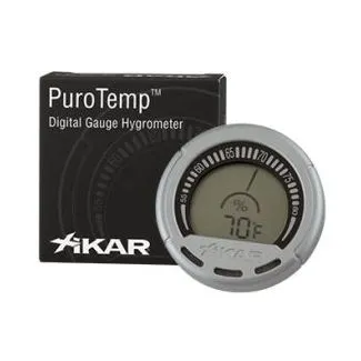 Xikar Digital Gauge Hygrometer - Silver