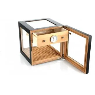 Adorini Cube Deluxe Humidor Black