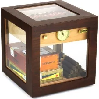 Adorini Cube Deluxe Humidor Walnut