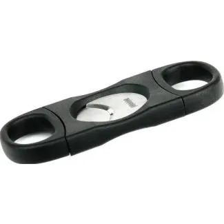Adorini Double Blade Cigar Cutter – Black, dobbeltbladet guillotine cigarklipper
