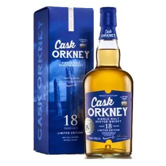 A D Rattray Cask Orkney 18 Y.O. 46% 70 cl – Island/Orkney single malt whisky, limited edition

Alternative alt-tekster:

Cask Orkney 18 år 46% vol. 70 cl – A D Rattray limited

Orkney single malt 18 Y.O. 46% – ex-bourbon fade, A D Rattray

Island 
