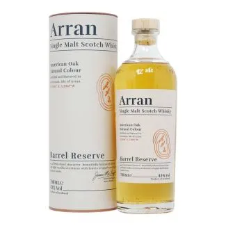 The Arran Malt Barrel Reserve 43% 70 cl – Isle of Arran single malt whisky

Alternative alt-tekster:

Arran Barrel Reserve 43% vol. 70 cl – frugtig single malt

Isle of Arran The Arran Malt Barrel Reserve 70 cl 43% – amerikanske egefade

The Arran