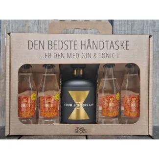 Four Jigger's Big Brother håndtaske m. 4 fl. tonic, 64,4%