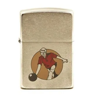Zippo Lighter Bowling Man