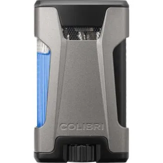 COLIBRI double jet lighter Rebel II gunmetal