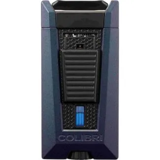 Colibri Stealth II jet lighter i marine og sort med triple jetflammer.
