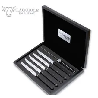Laguiole En Aubrac - Steakknive Cubique/stainless Steel - 6 stk