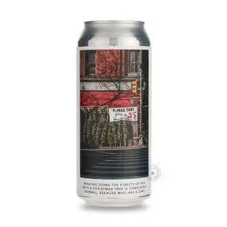 Evil Twin NYC - Walking down the street with a Christmas tree is completely normal. Because who has a car? - DDH IPA 