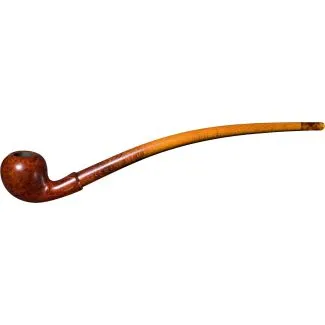 Vauen Auenland Friddo glatt pibe i brun briar med akryl mundstykke.